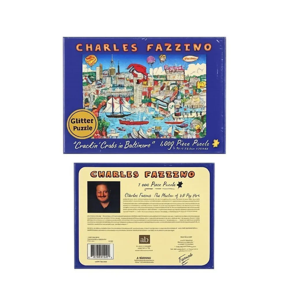 Charles Fazzino Crackin Crabs In Baltimore Puzzle Sealed  New Sealed